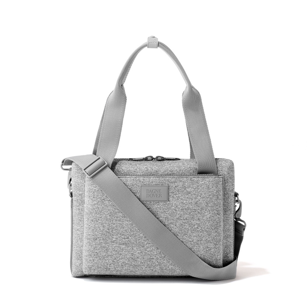 Dagne dover Heather grey large Ryan laptop bag
